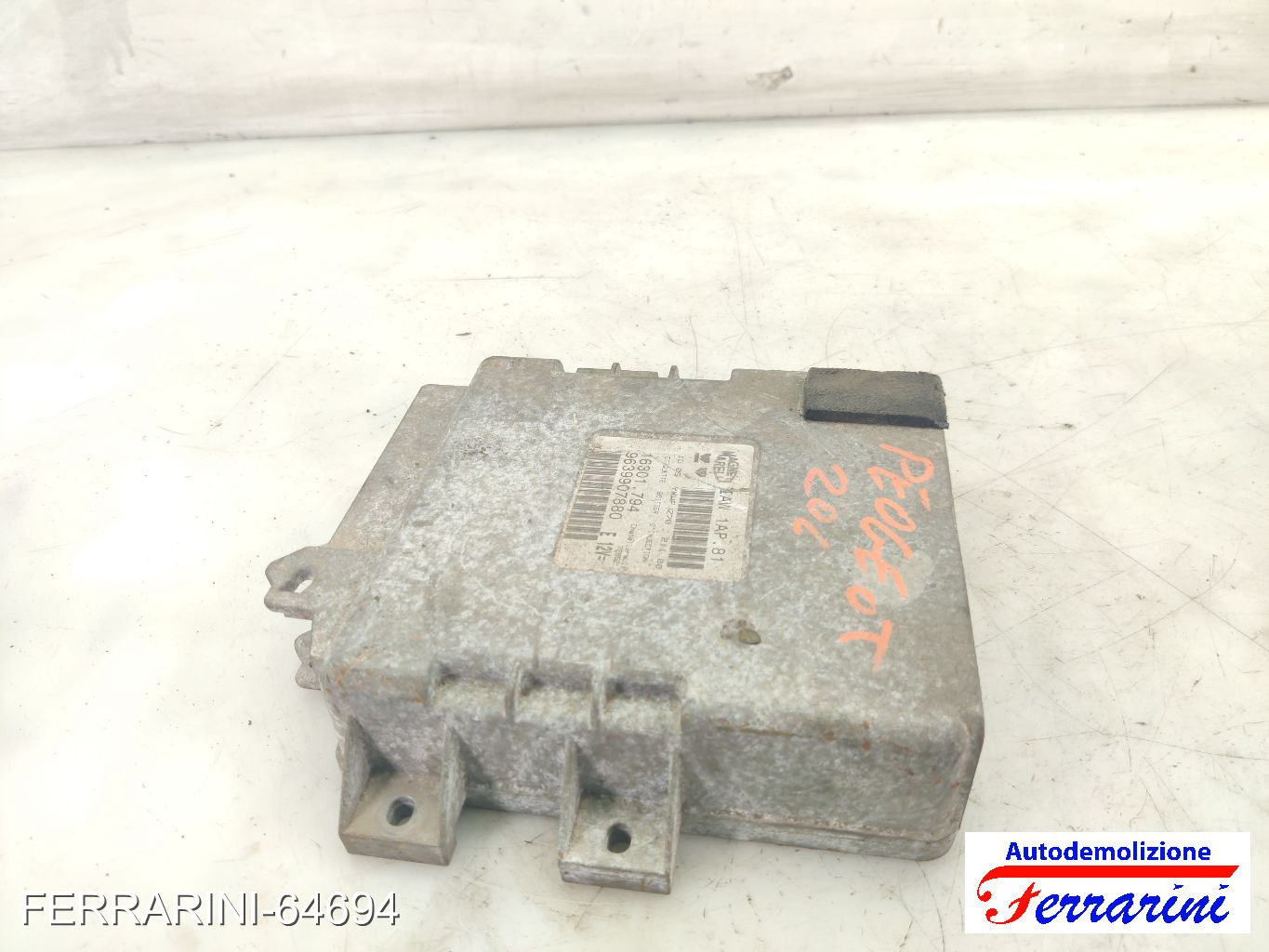 Centralina Motore PEUGEOT 106 2 1A, 1C 1.4I 1996-2004 9639907880, 16301794