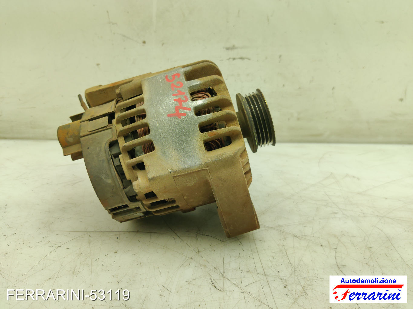 Alternatore FIAT SEICENTO 600 187 1.1 1998-2010 46800158, 63321848, 46530060 8