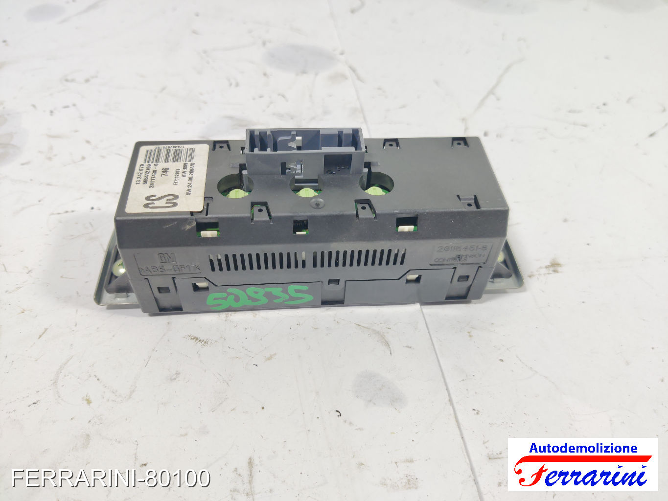 orologio Display Cruscotto OPEL AGILA A H00 2003-2007 13242079, 565412769