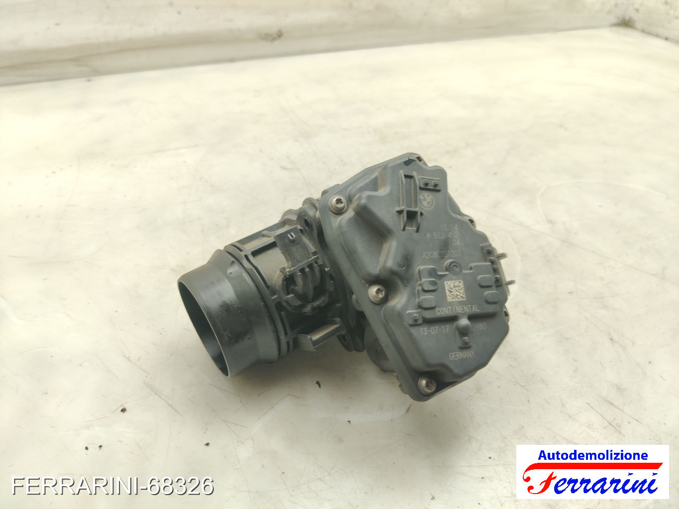 Corpo Farfallato BMW X1 F48 SDRIVE 18D 2015-2023 13548512452, 8512452