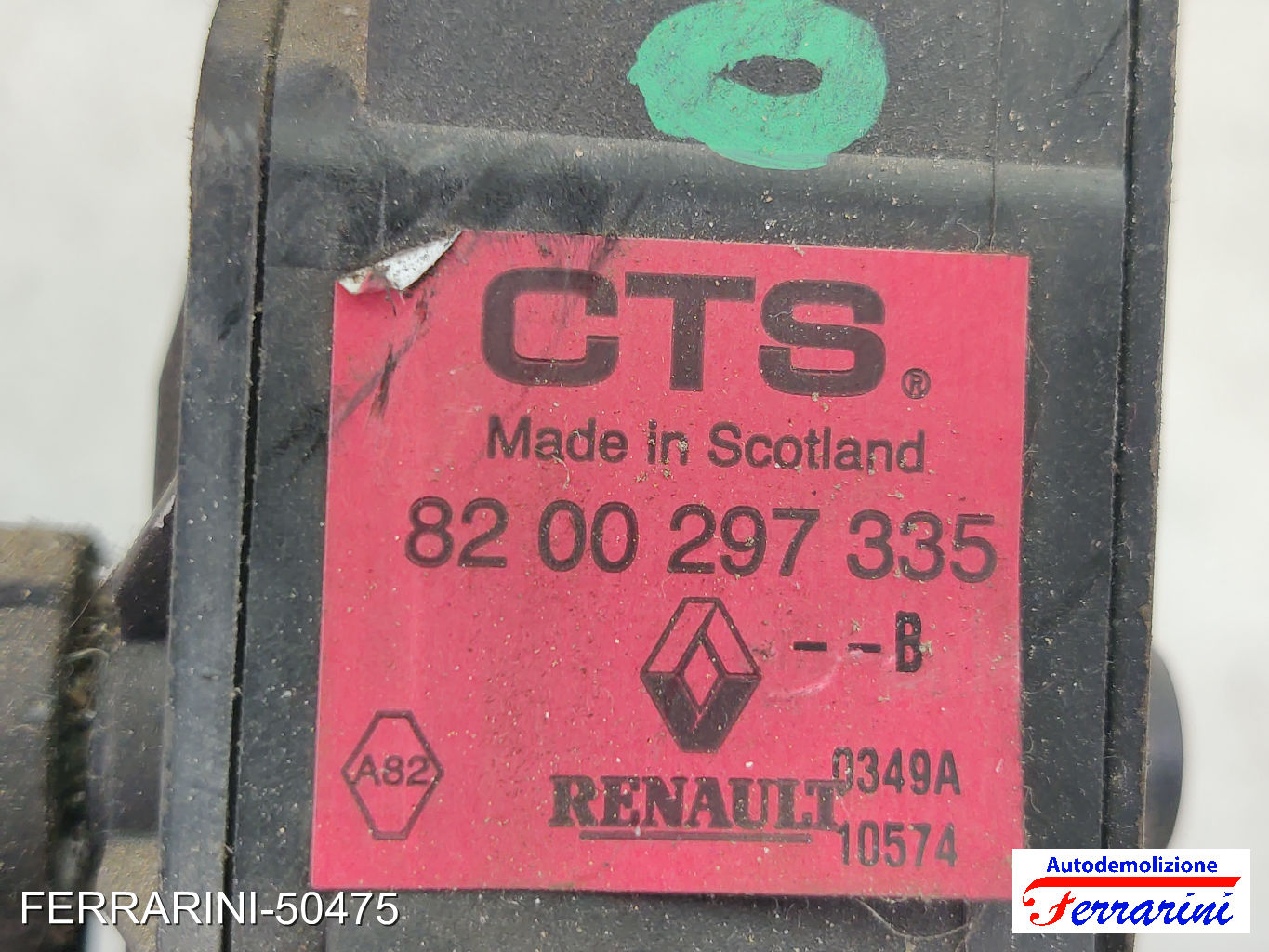 Pedale Acceleratore RENAULT CLIO 3 BR0/1, CR0/1 1.5 DCI 2005-2012 8200297335