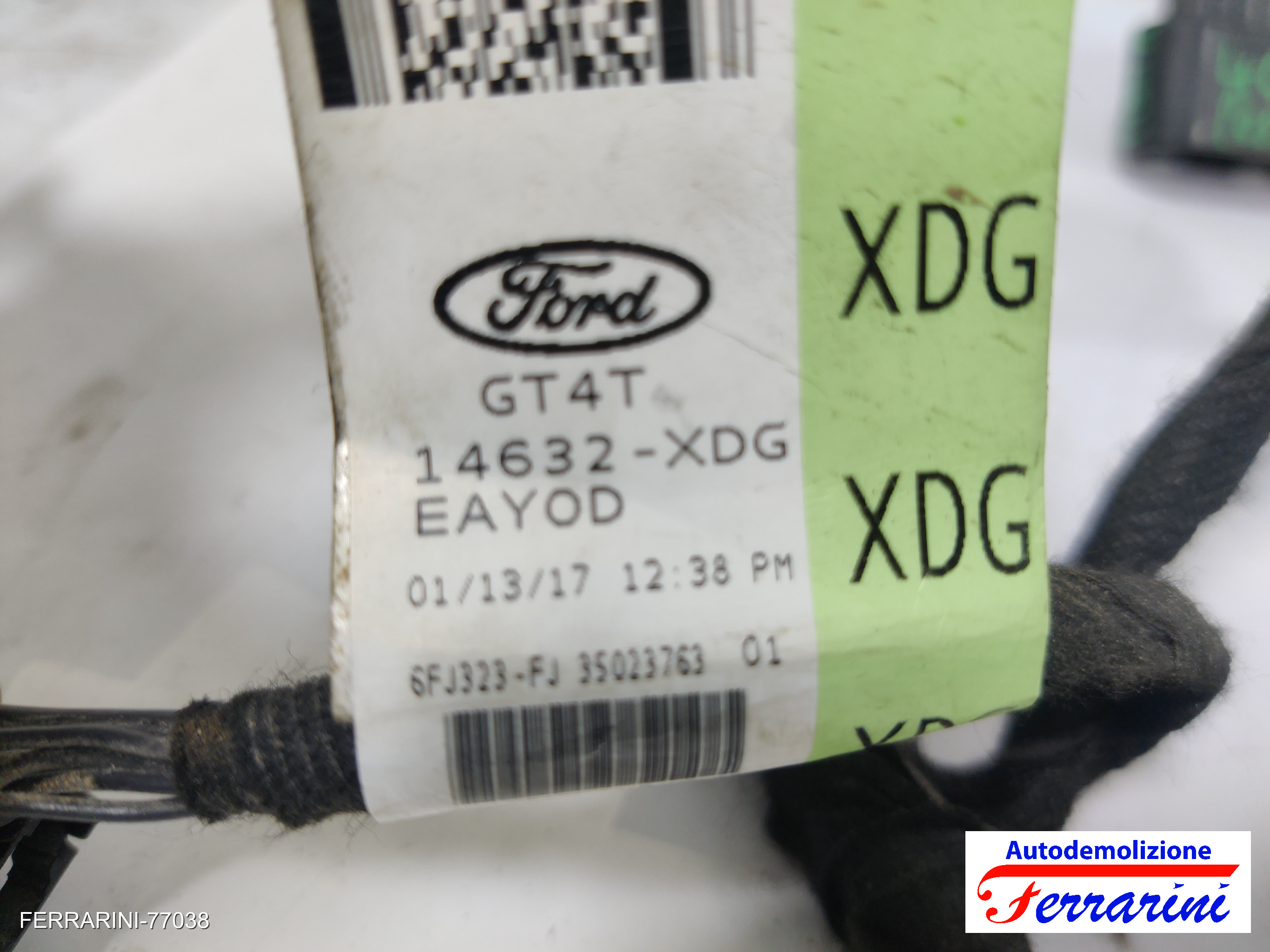 Cablaggio porta FORD EDGE 2015-2018 Retro Destra GT4T14632XDG, 614AD, M0075 7