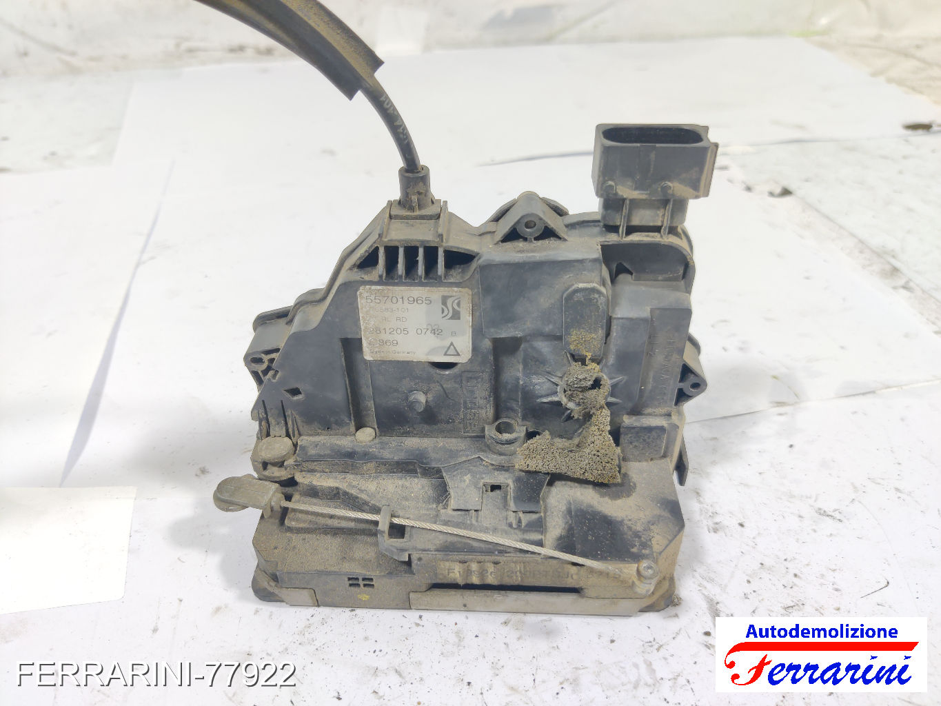 Serratura Porta FIAT GRANDE PUNTO 199 2005-2010 sinistro, sx, posteriore, post 6
