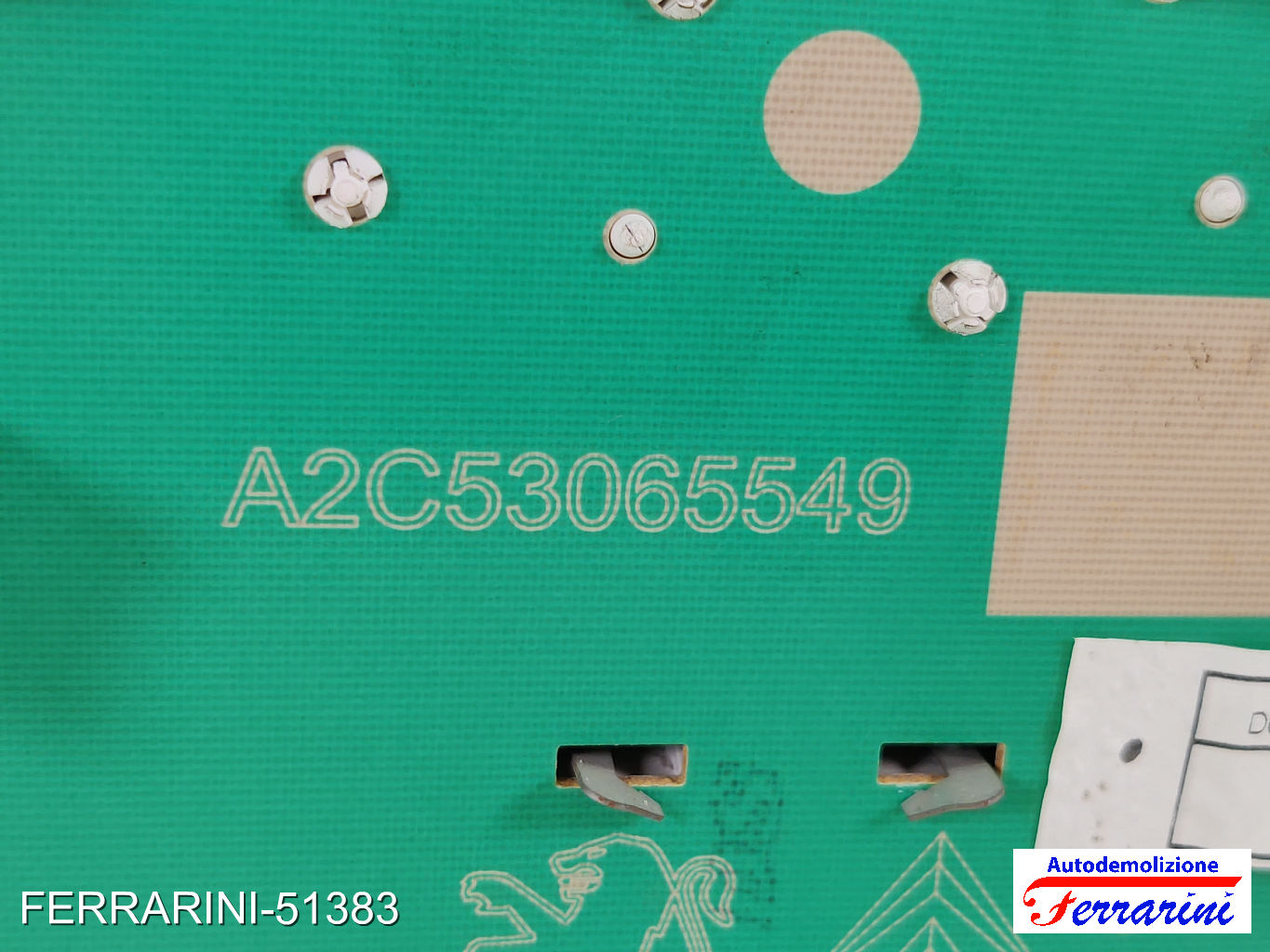 Quadro Contachilometri PEUGEOT 207 SW WK 1.6 16V 2007-2013 9662904480