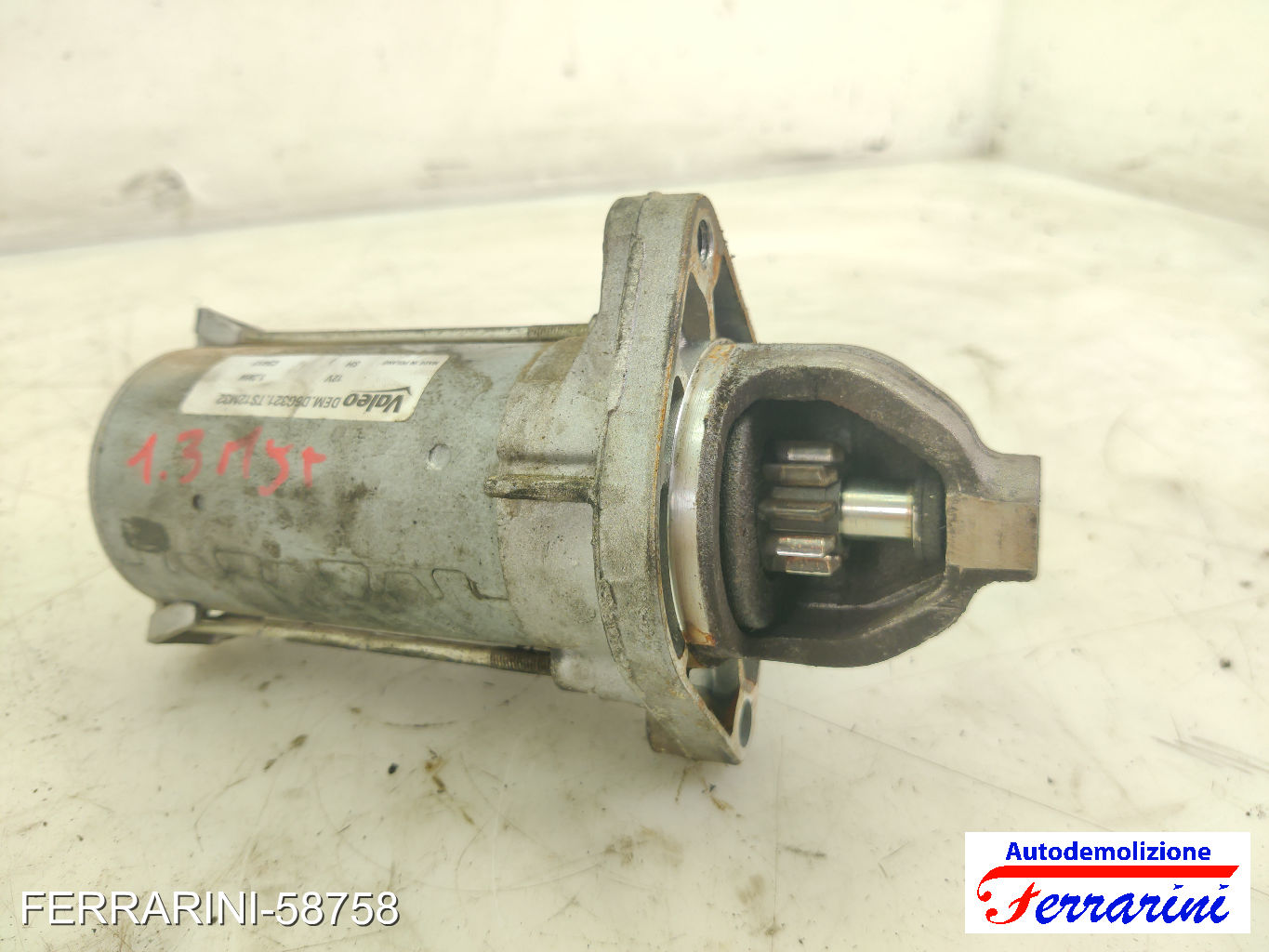 Motorino Avviamento FIAT IDEA 350 1.3 D MULTIJET 2004-2012 51880229, 51823860