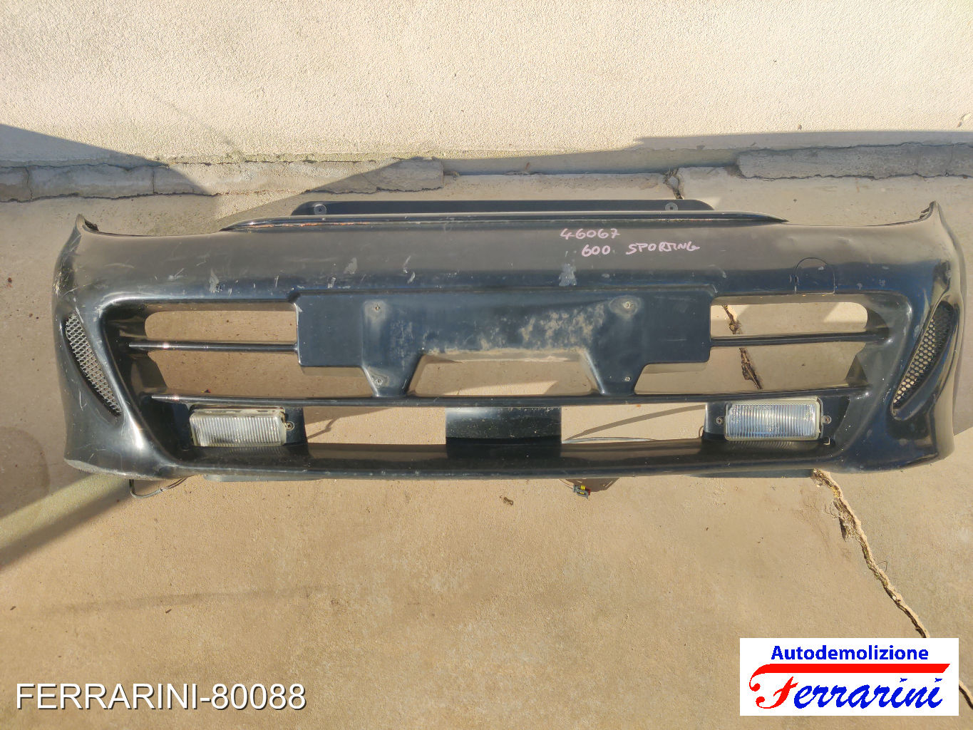 sporting Paraurti FIAT SEICENTO 600 187 1998-2010 Frontale 735250367, 735290995