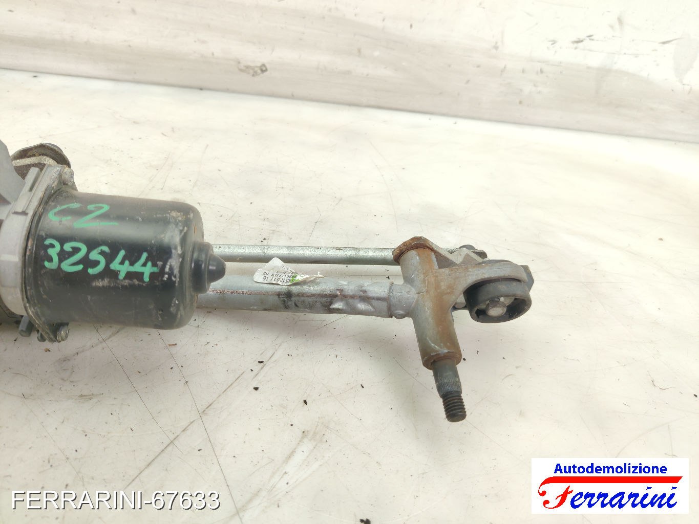 Spazzacqua Motorino Tergicristallo CITROEN C2 JM 2003-2012 anteriore, frontale 8