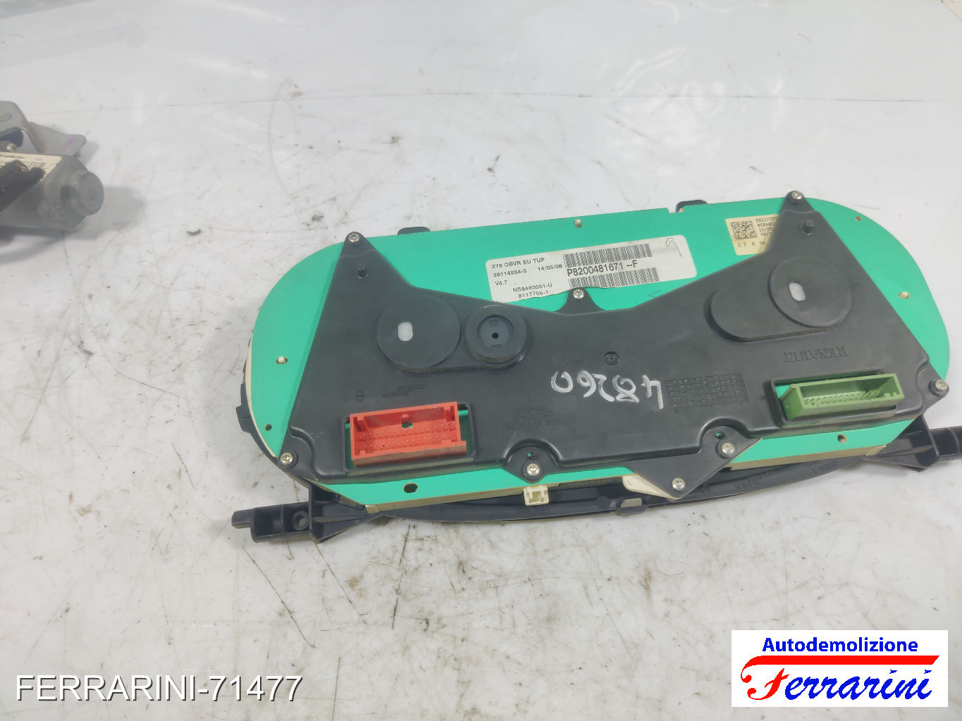 Quadro Contachilometri RENAULT KANGOO KC0/1 1.2 16V 2001-2023 8200481671