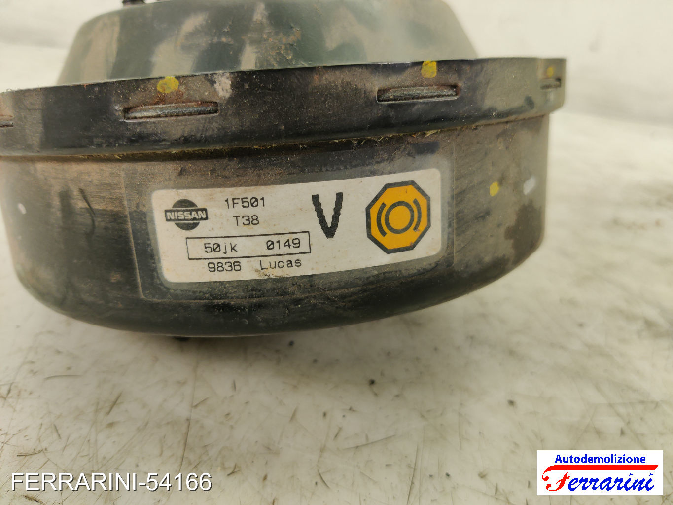 Servofreno NISSAN MICRA 2 K11 1.4I 16V 2000-2003 50JK0149, 1F501