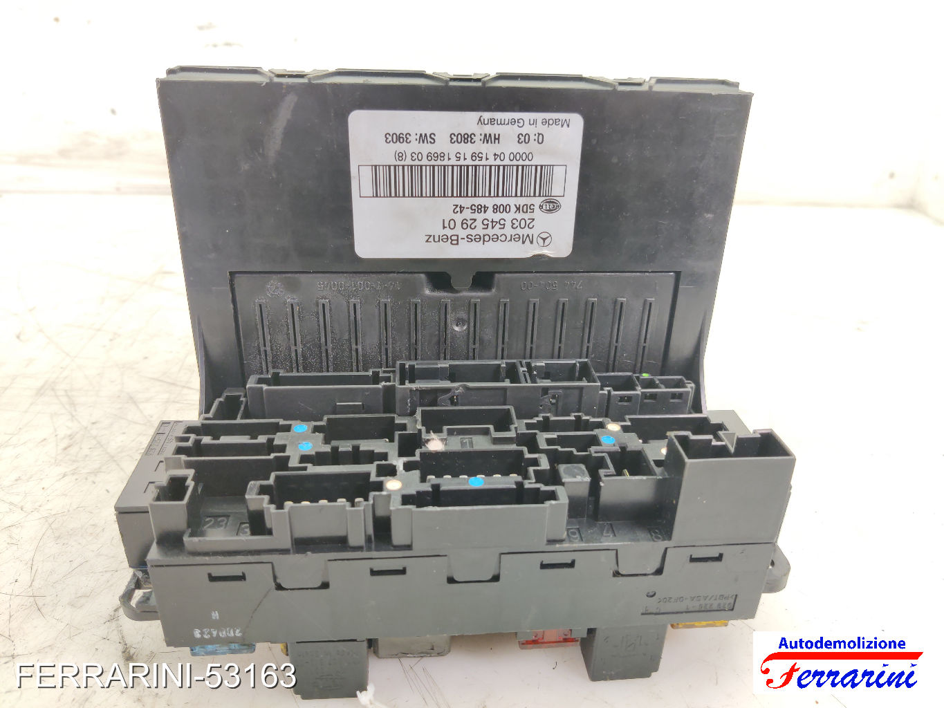Fusibiliera Scatola Fusibili Body Computer MERCEDES CLASSE C W203 C 220 CDI 8