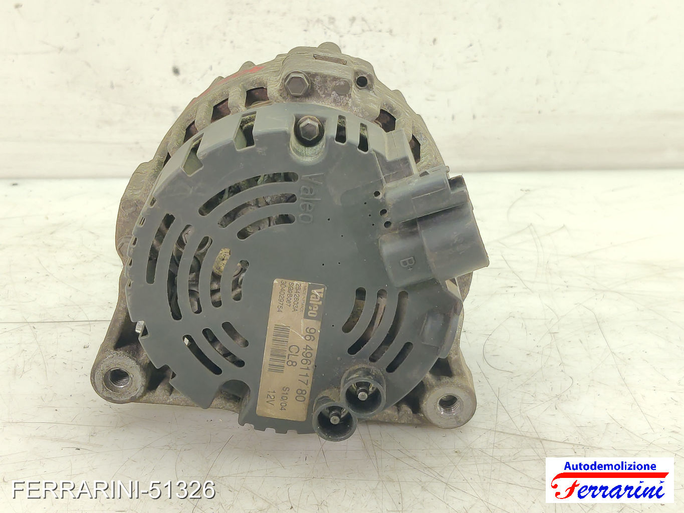 Alternatore CITROEN C3 1 FC, FN 1.1I 2002-2009 9649611780, 2548570, 2542803A 7