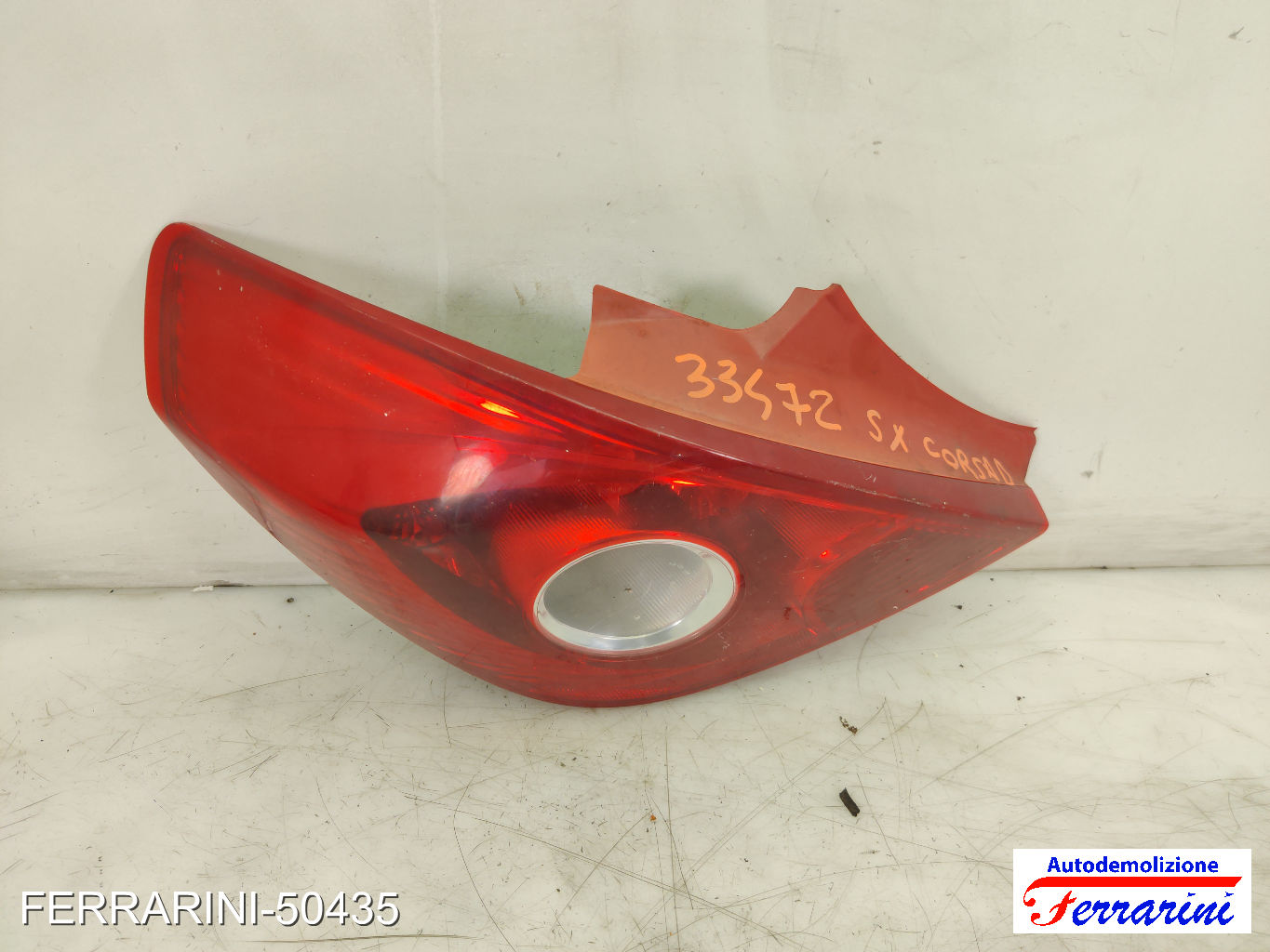 Fanalino Stop Posteriore OPEL CORSA D S07 2009-2014 sinistro, sx 13186350