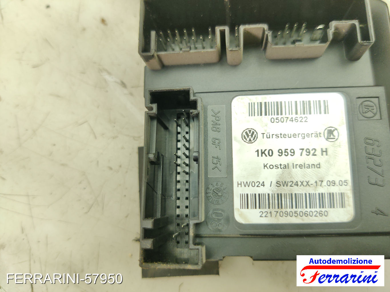 Alzavetro VW PASSAT VARIANT 3C5 2005-2009 destro, dx, frontale, anteriore