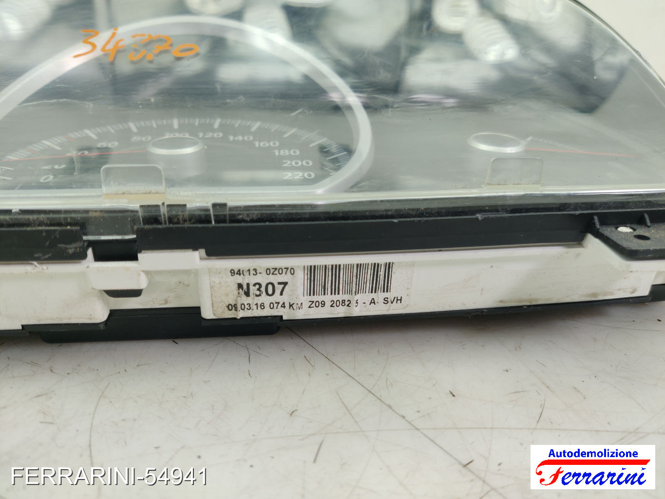 Quadro Contachilometri KIA SPORTAGE JE, KM 2.0I 16V 2004-2009 940130Z070 8
