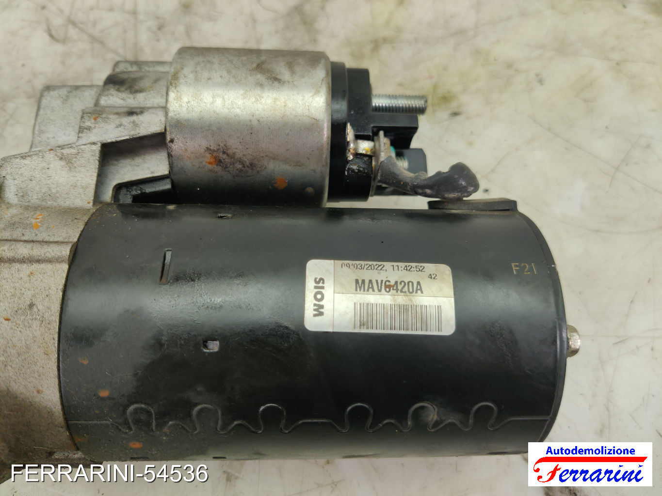 Motorino Avviamento VW NEW BEETLE 1C1, 9C1 1.9 TDI 1998-2004 MAV6420A 6