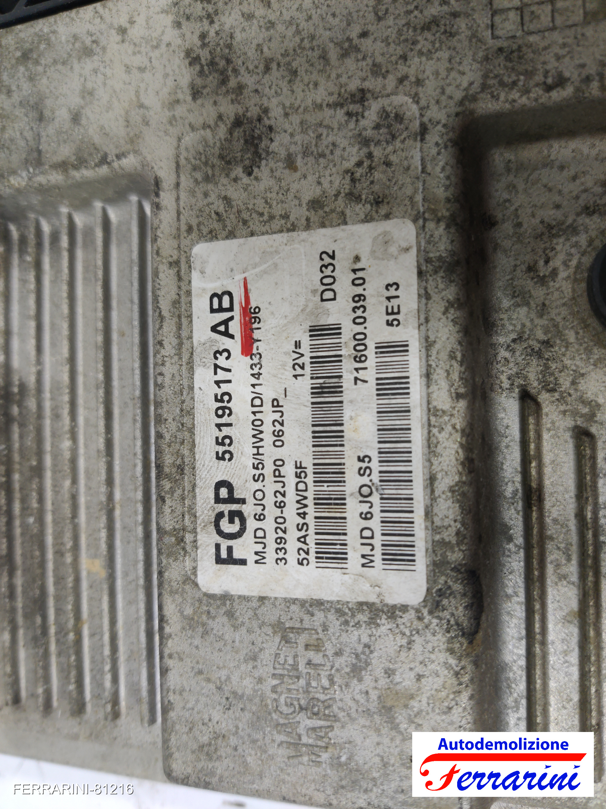 Centralina Motore SUZUKI SWIFT 3 EZ, MZ 1.3 DDIS 2005-2023 3392062JP0, 52AS4WD5F