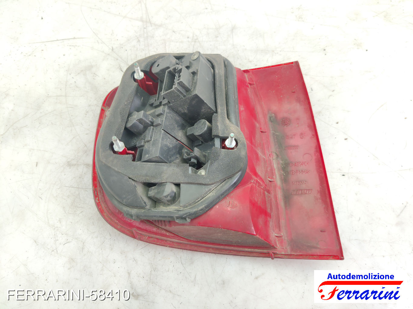 Fanalino Stop Posteriore FIAT MULTIPLA 186 2002-2010 destro, dx 51720552