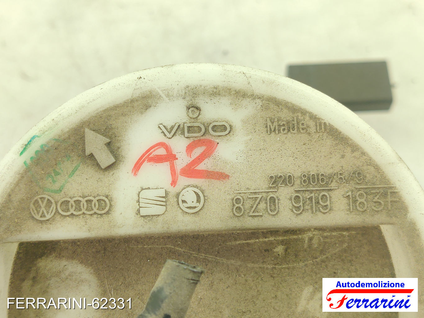 Cestello Pompa Galleggiante Serbatoio AUDI A2 8Z0 1.4 TDI 2000-2005 8Z0919183F