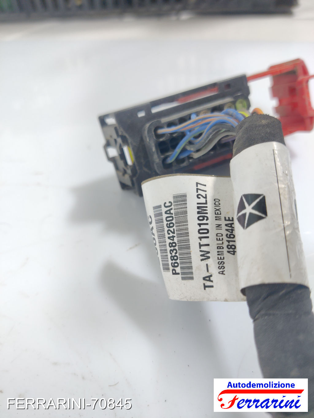 cablaggio batteria JEEP COMPASS M6, M7, MP, MV 1.6 CRD 2017-2023 68384260AC 9