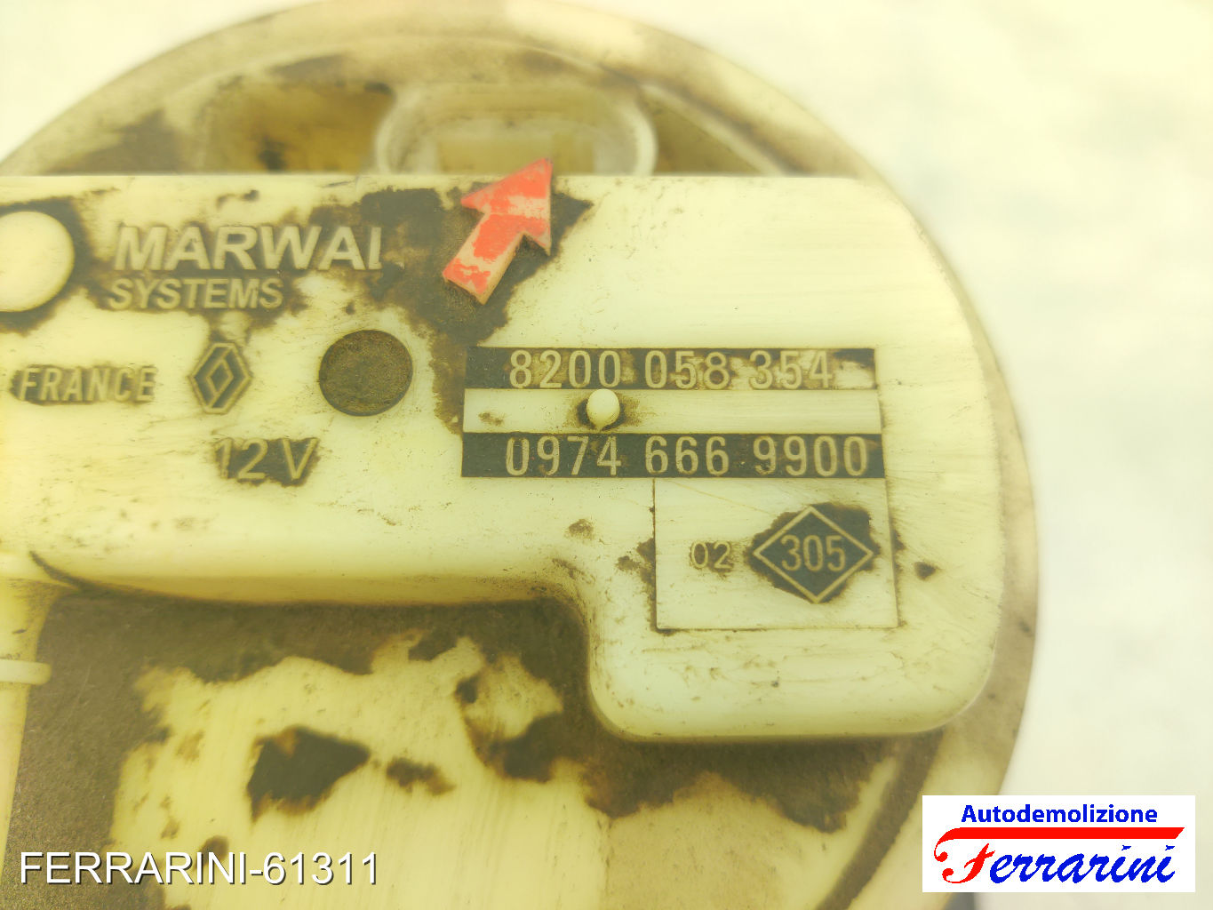 Cestello Pompa Galleggiante Serbatoio RENAULT TWINGO 1 C06 1.2 16V 2004-2007 15