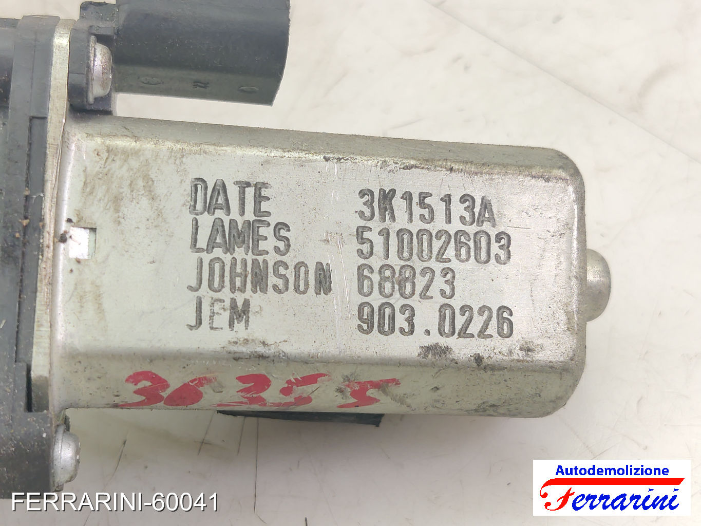 Motorino Alzavetro LANCIA YPSILON 843 1.2 2003-2011 71732831, 51002603, 9030226