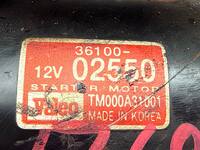 Motorino Avviamento HYUNDAI ATOS MX 1.1 2003-2008 3610002550, TM000A31001 6