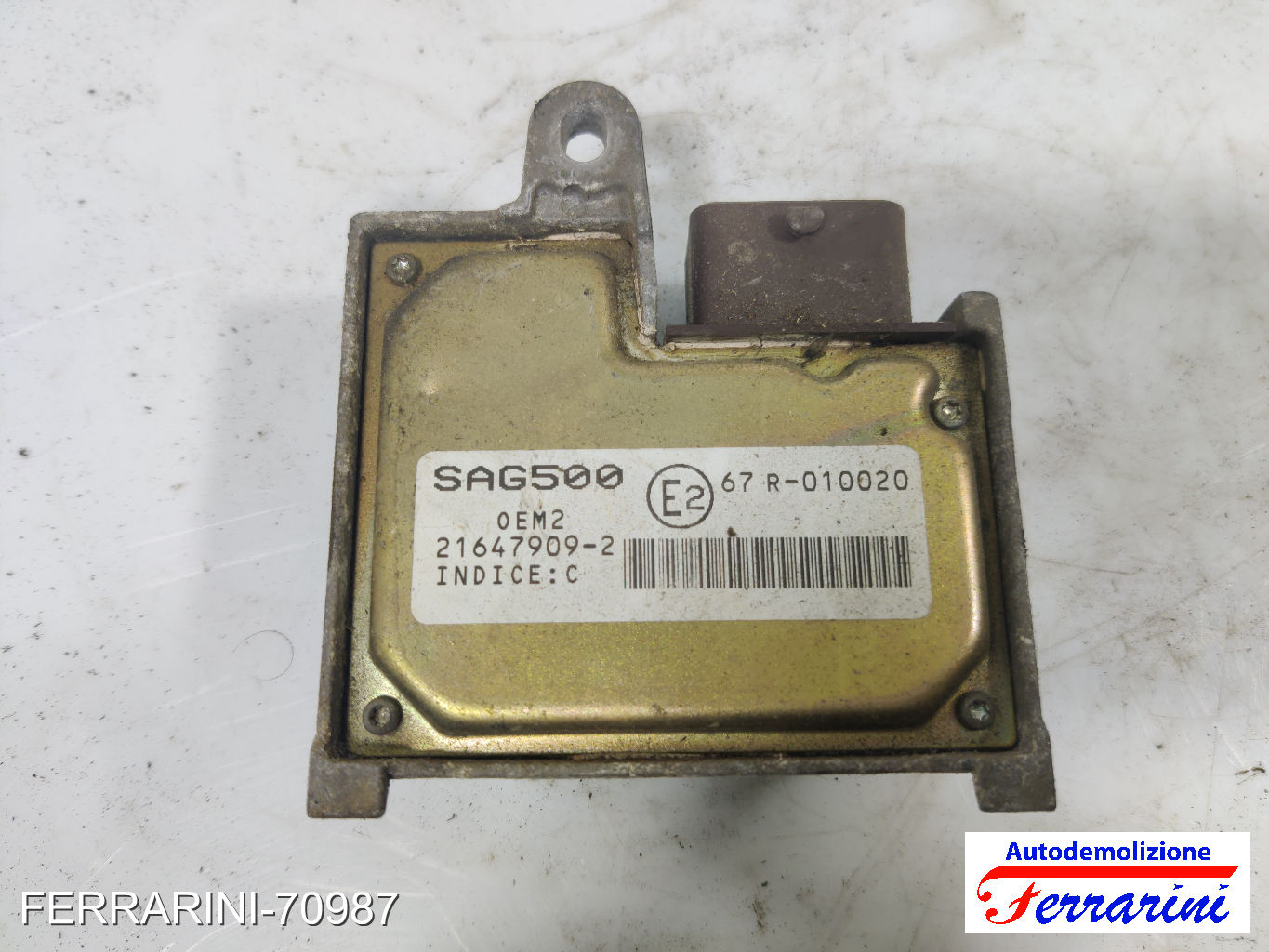Centralina Gpl FIAT STILO 192 1.6 16V 2001-2006 SAG500, 216479092, AUTOGASSYSTEM
