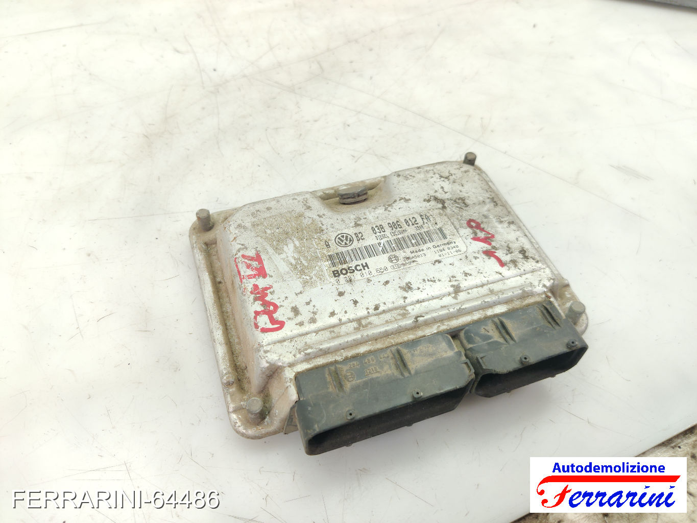 Centralina Motore SKODA OCTAVIA 1 1U2 1.9 TDI 1996-2010 038906012FA, 11840340