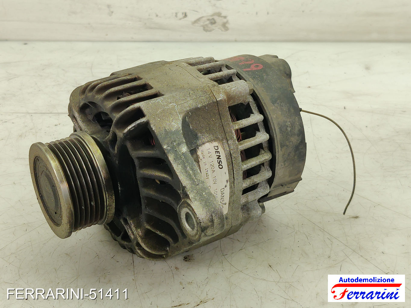 Alternatore ALFA ROMEO 156 SW 932 1.9 JTD 2001-2006 1012101870, 46748353 8