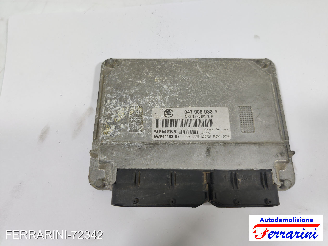 Centralina Motore SKODA FABIA 1 6Y2 1.4 1999-2003 047906033A, 5WP4419307