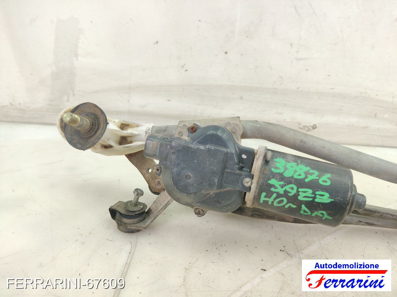 Spazzacqua Motorino Tergicristallo HONDA JAZZ 2 GD, GE2, GE3 2002-2008 anteriore 8