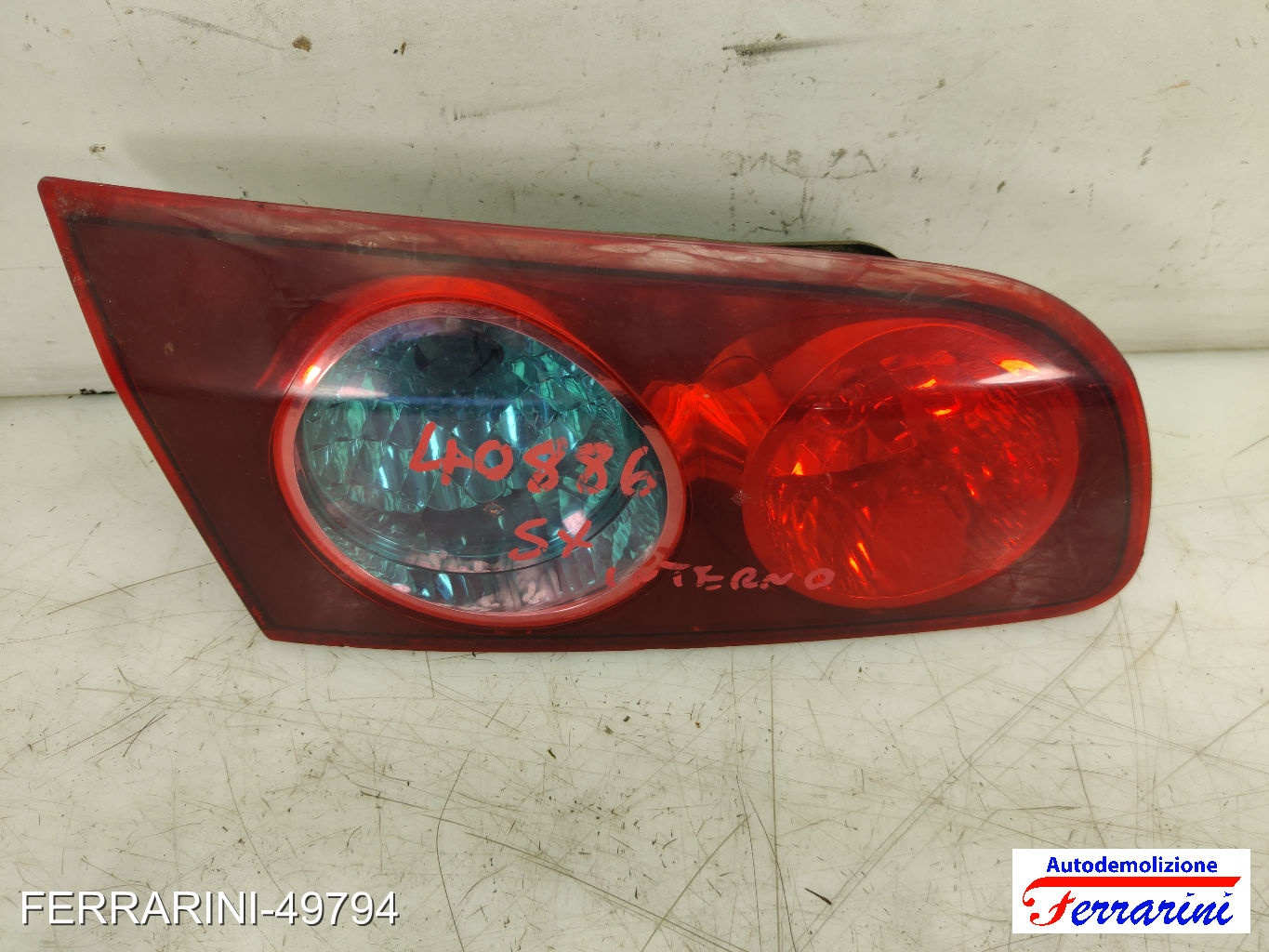 Fanalino Stop Posteriore FIAT CROMA 194 2005-2011 sinistro, sx 51727250 9