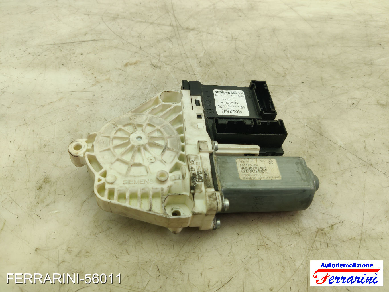 Motorino Alzavetro VW GOLF 5 1K1 1.9 TDI 2003-2008 1KO959792H, 988693104 8