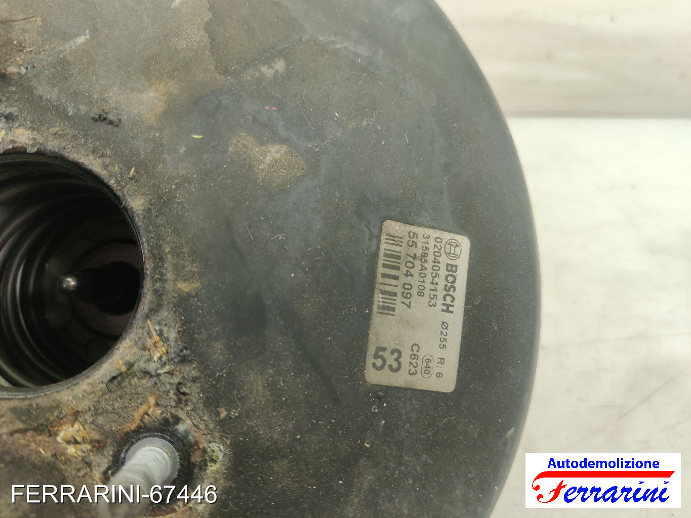 Servofreno ALFA ROMEO MITO 955 1.4 2008-2013 55704097, 51878451, 31585A0108 6