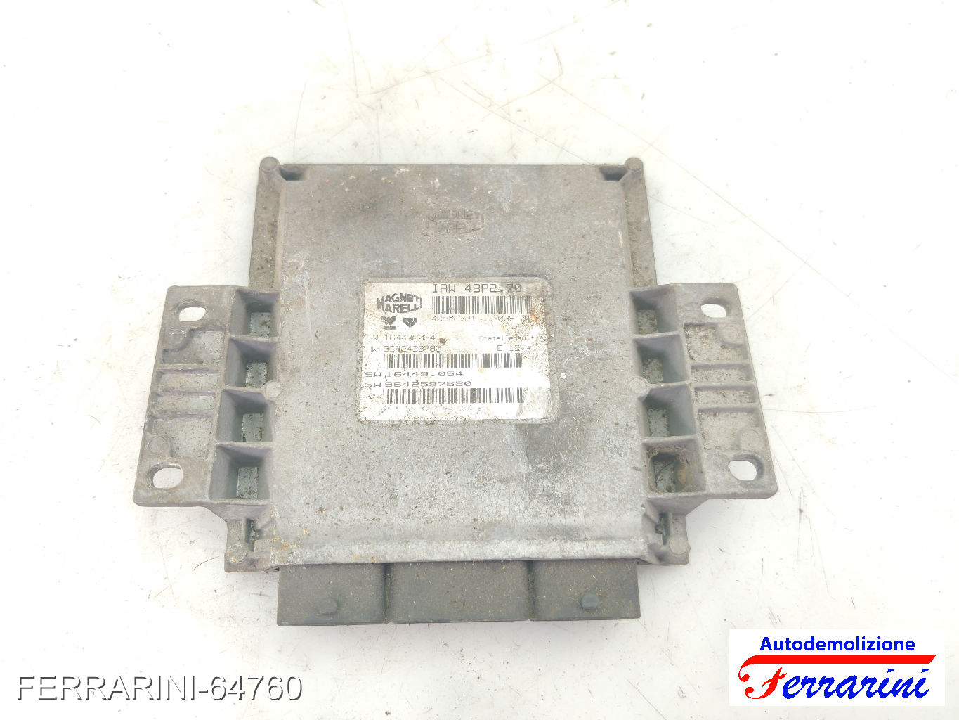 Centralina Motore PEUGEOT 206 2A/C 1.4I 1998-2012 9642597680, 9642423780