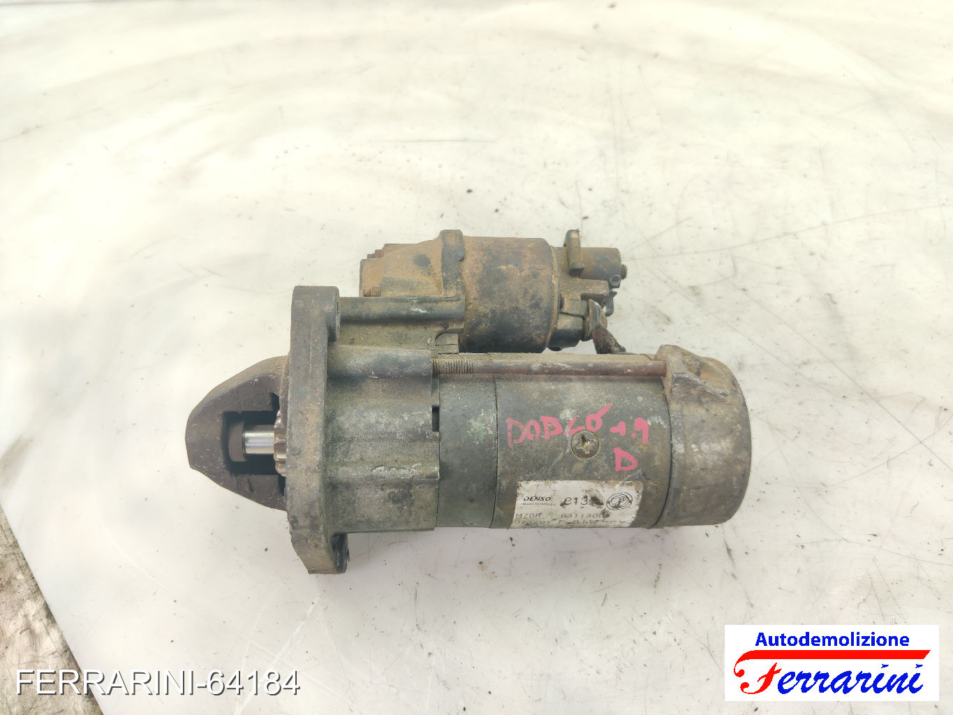 Motorino Avviamento FIAT GRANDE PUNTO 199 1.2 2005-2009 55193356, 63113008