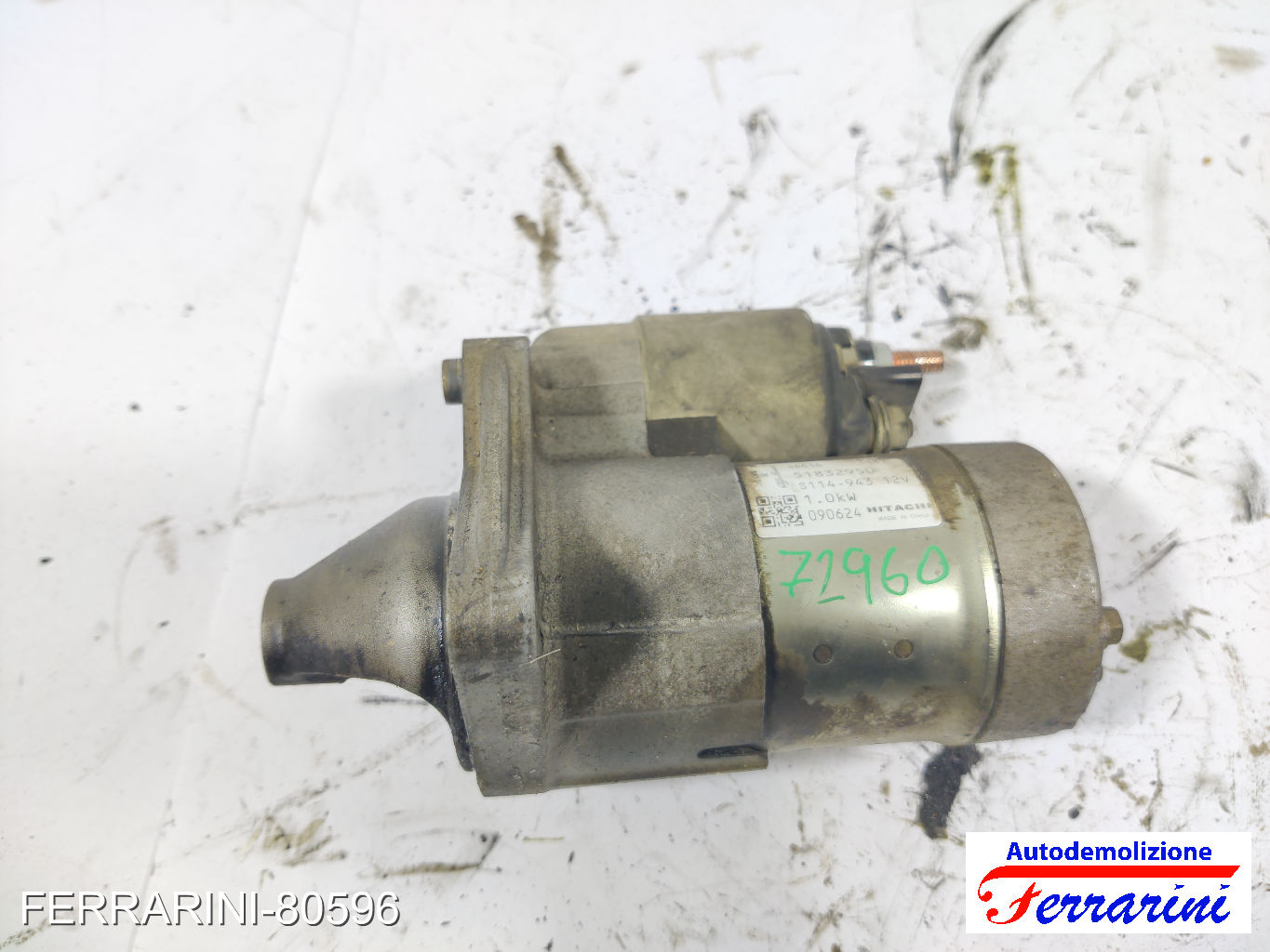 Motorino Avviamento LANCIA YPSILON 843 1.4 LPG 2010-2011