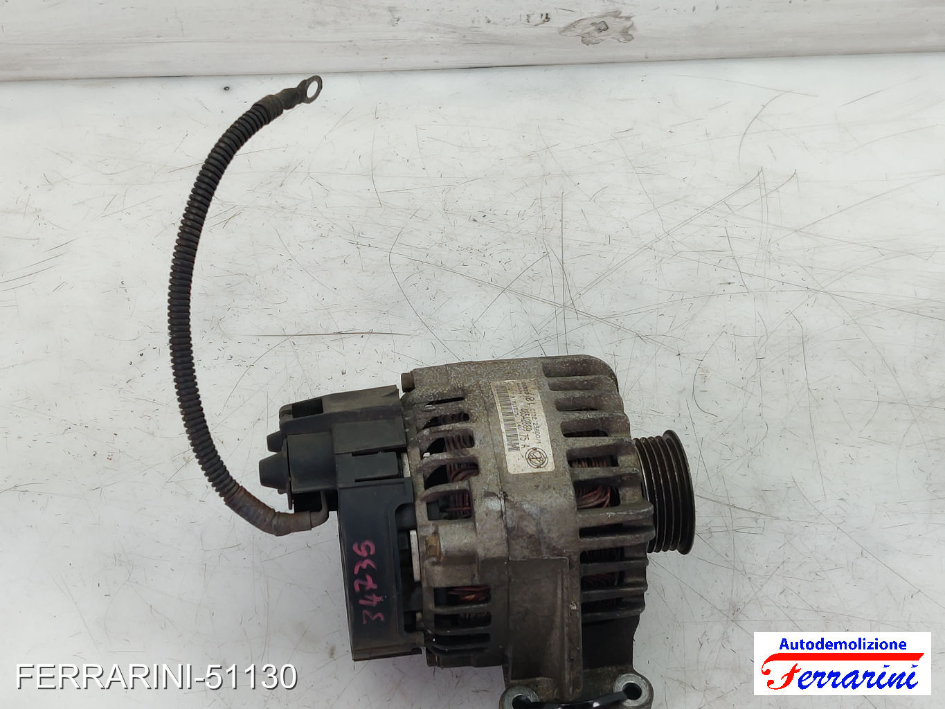 Alternatore LANCIA Y 840 1.2 1996-2003 46542889, 63321718, 51859037