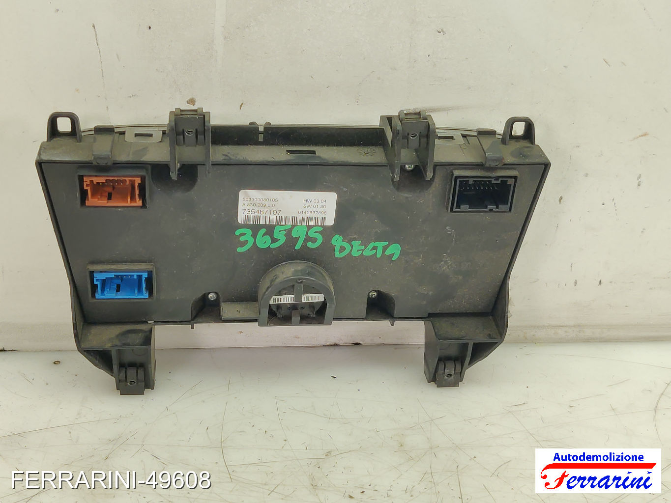 AUTOMATICO BIZONA Tastiera Clima LANCIA DELTA 3 844 2008-2014 anteriore 8