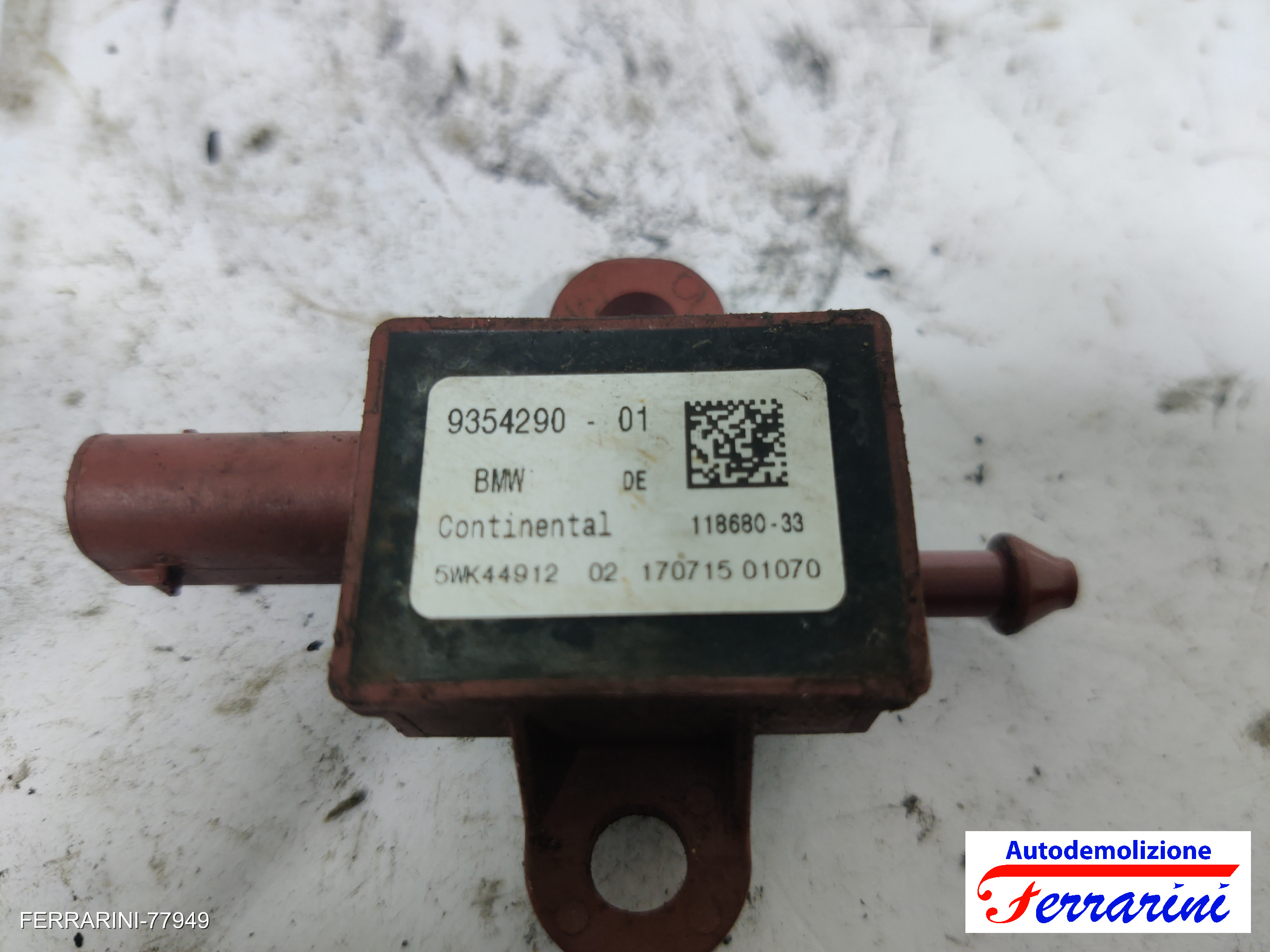 Sensore pressione gas di scarico B47C20A BMW X1 F48 SDRIVE 18D 2015-2023 6