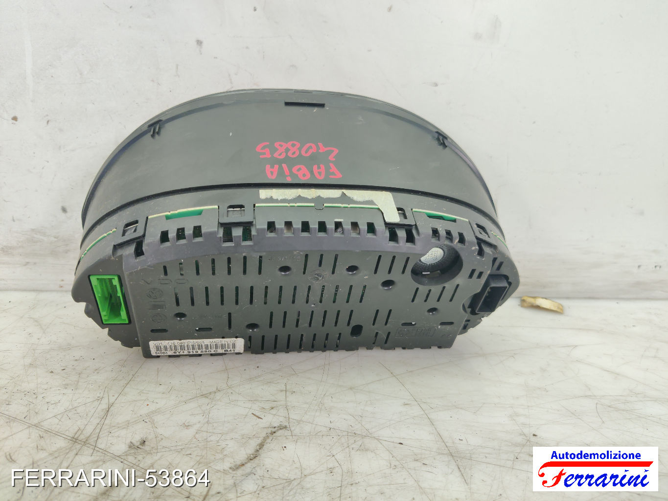 Quadro Contachilometri SKODA FABIA 1 COMBI 6Y5 1.4 16V 2000-2007 6Y1919880C 9