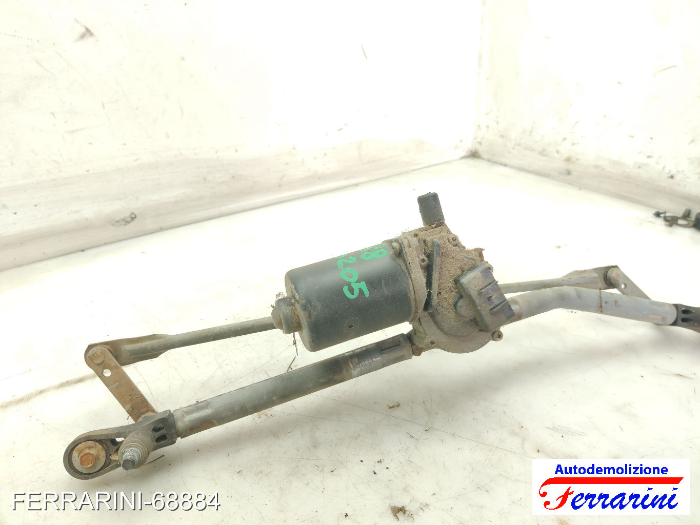 Spazzacqua Motorino Tergicristallo FIAT PUNTO 188 1999-2010 anteriore, frontale