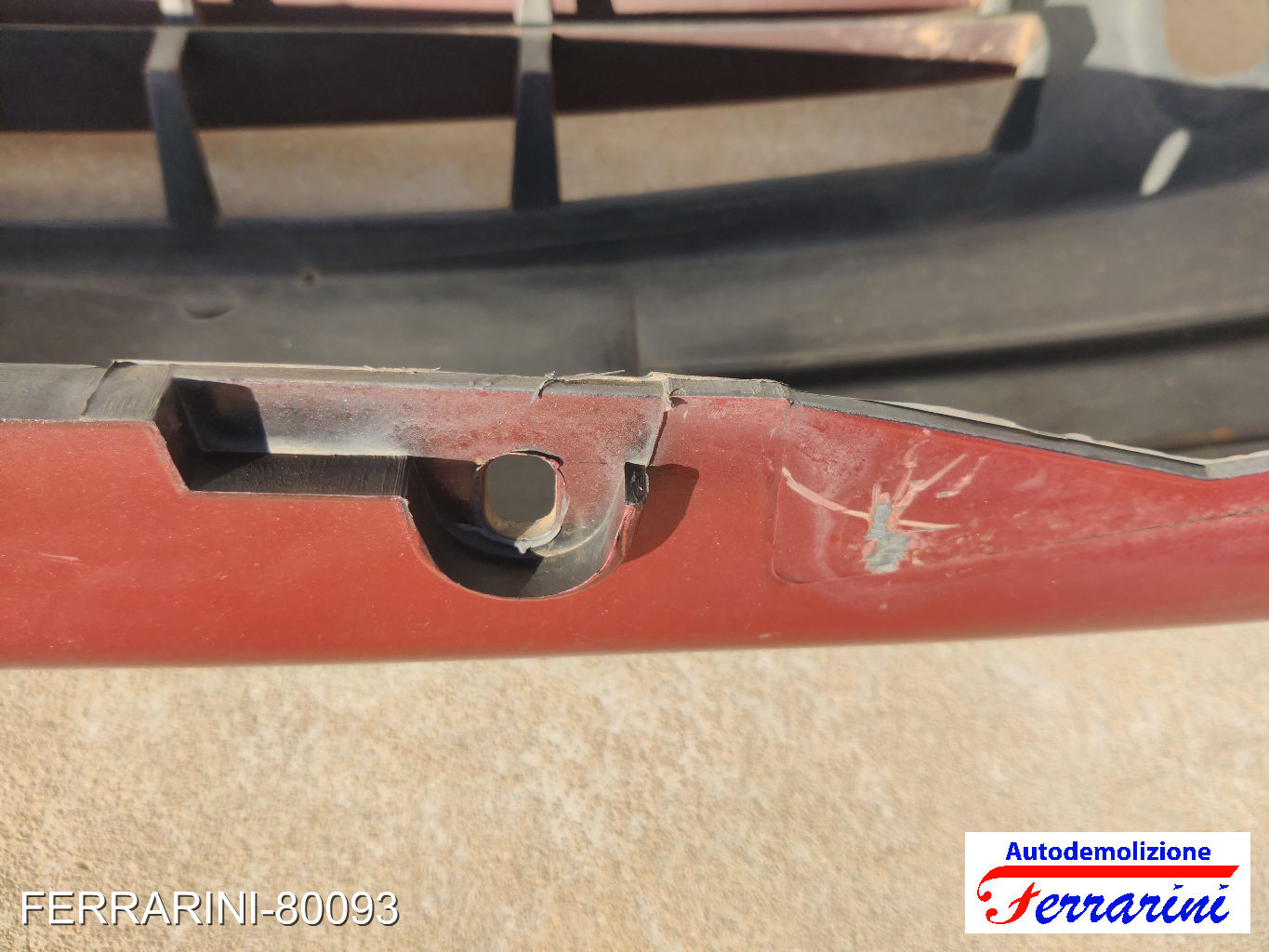 Paraurti FIAT PUNTO 176 1993-1999 Frontale 71360699, 183001680, 182945580 6