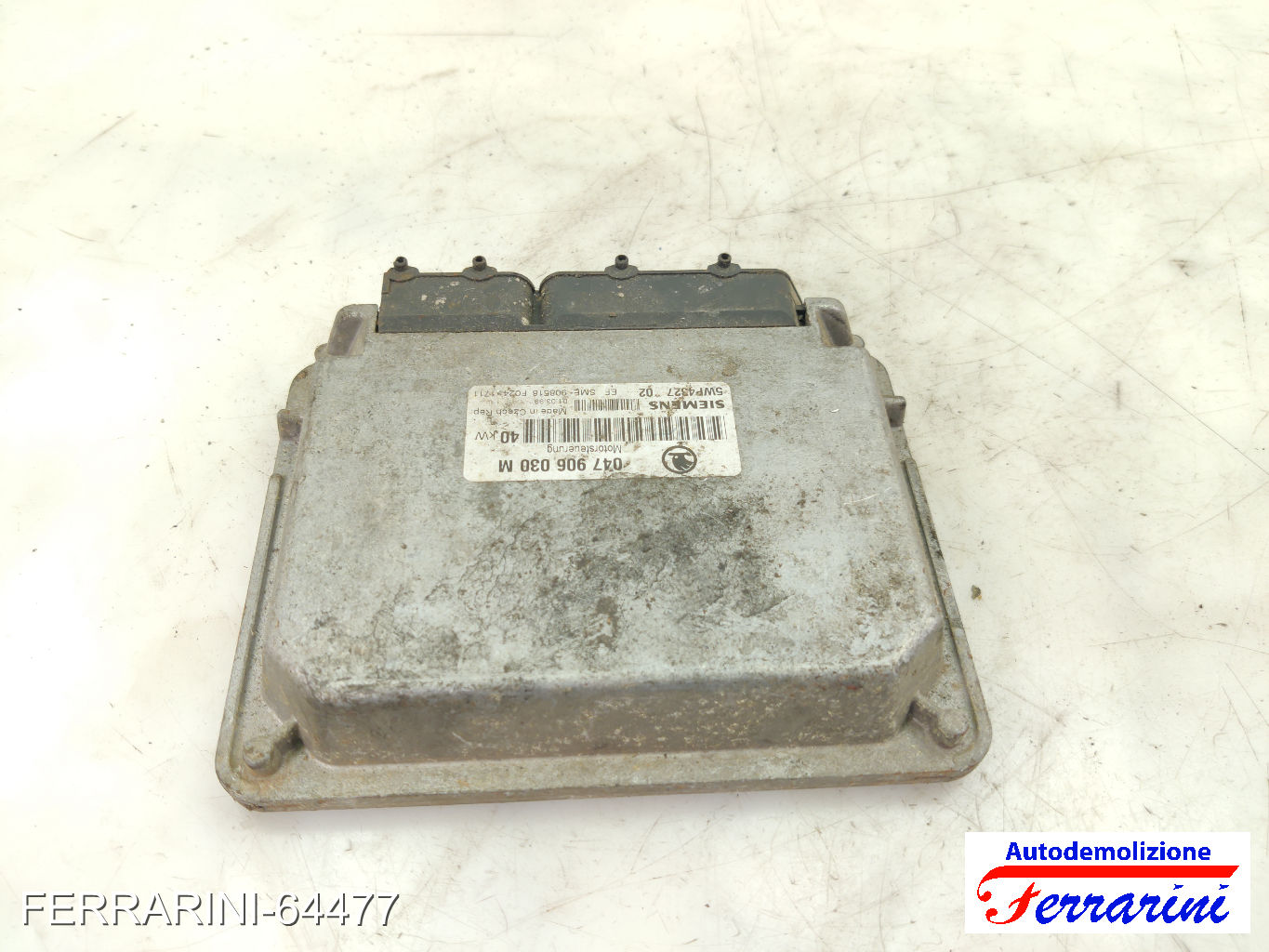Centralina Motore SKODA FELICIA 2 6U1 1.3 1998-2001 047906030M, 908518