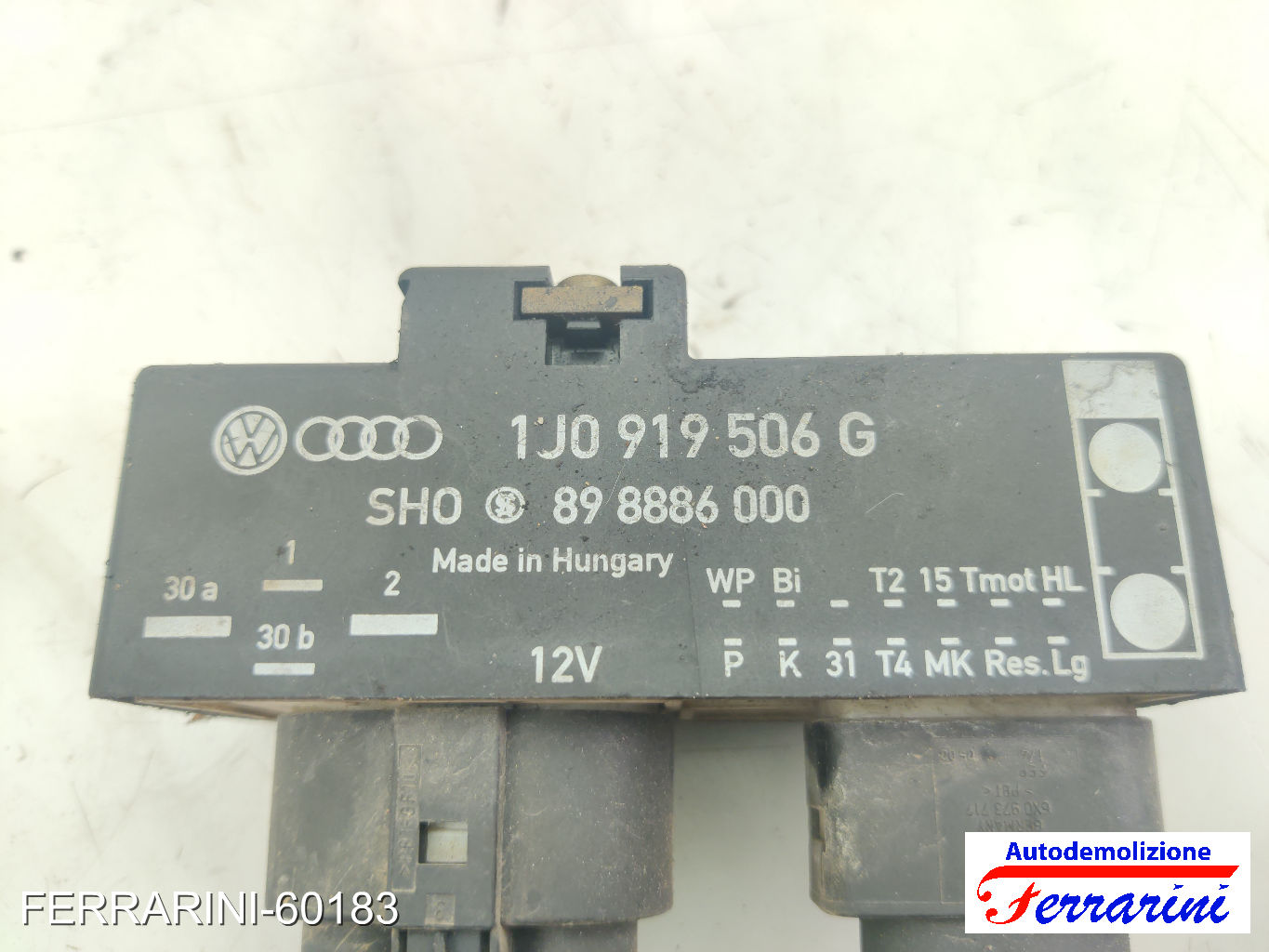 Centralina Ventola Radiatore SEAT TOLEDO 2 1M2 1.9 TDI 1998-2004 1J0919506G