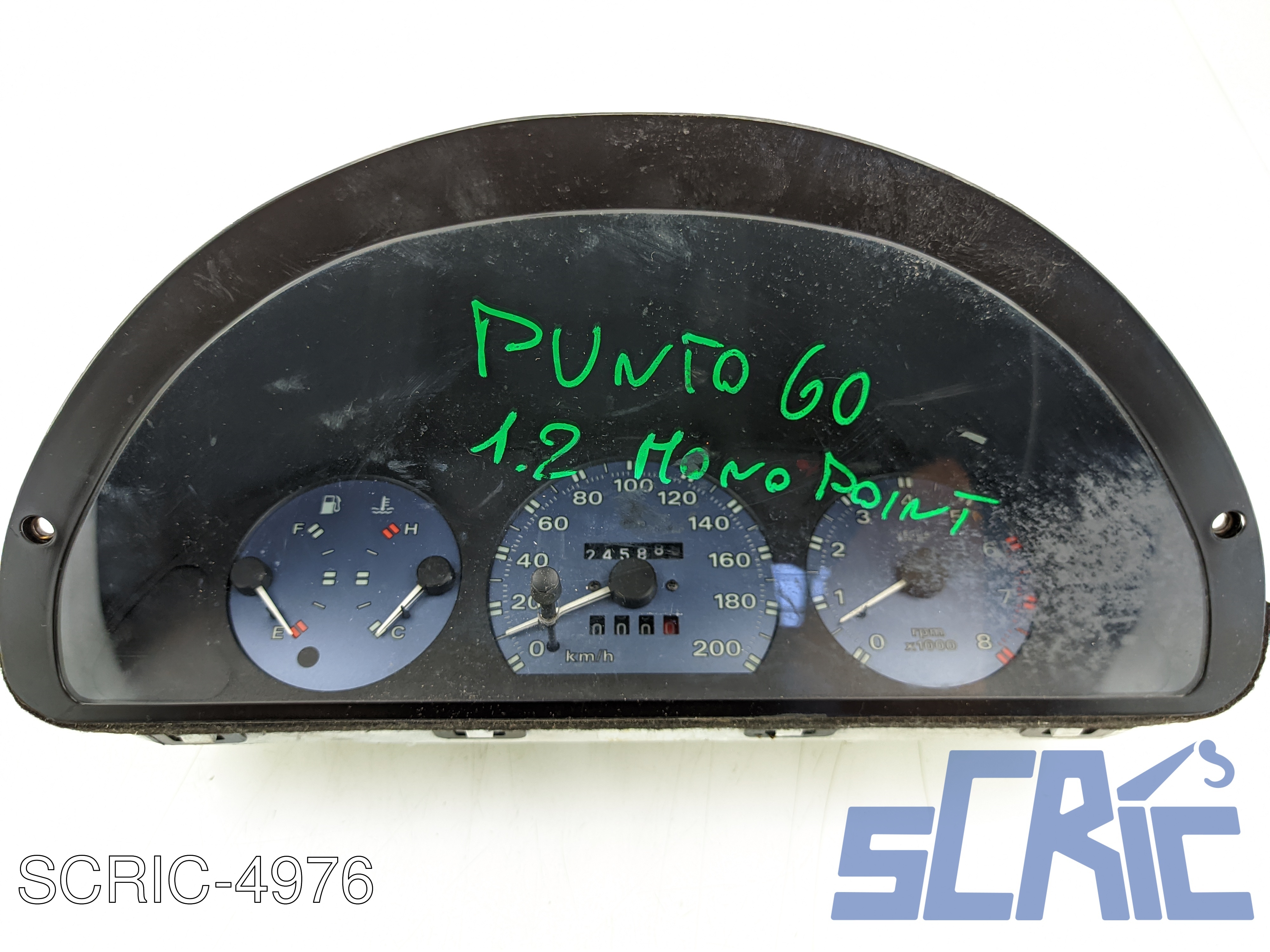 Quadro Contachilometri FIAT PUNTO 176 60 1.2 1993-1999 6062190030, 606082001