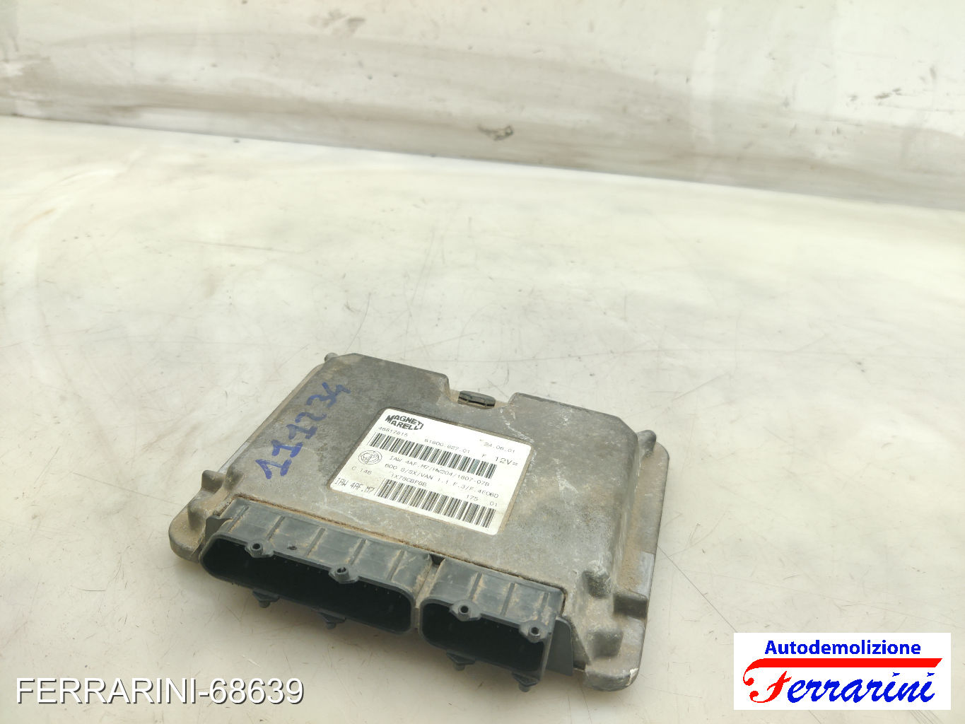 Kit Accensione FIAT SEICENTO 600 187 1.1 1998-2010 EB4AFM7R, 46817815, IAW4AFM7