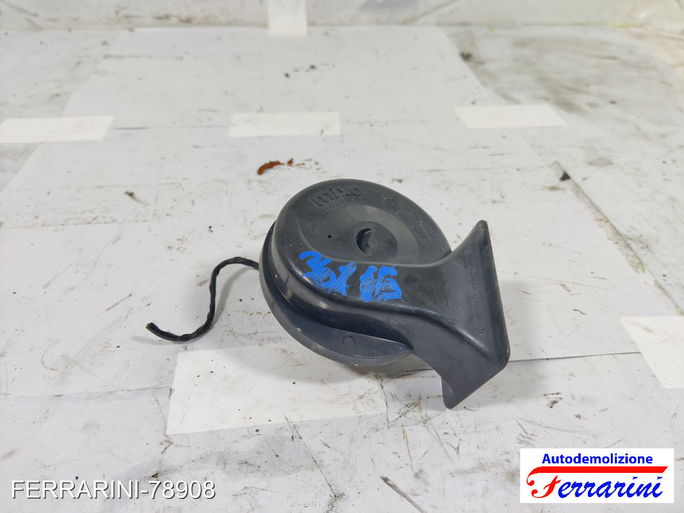 Clacson BMW SERIE 3 E36 1993-1998 61338372738, 00884, 64118375792