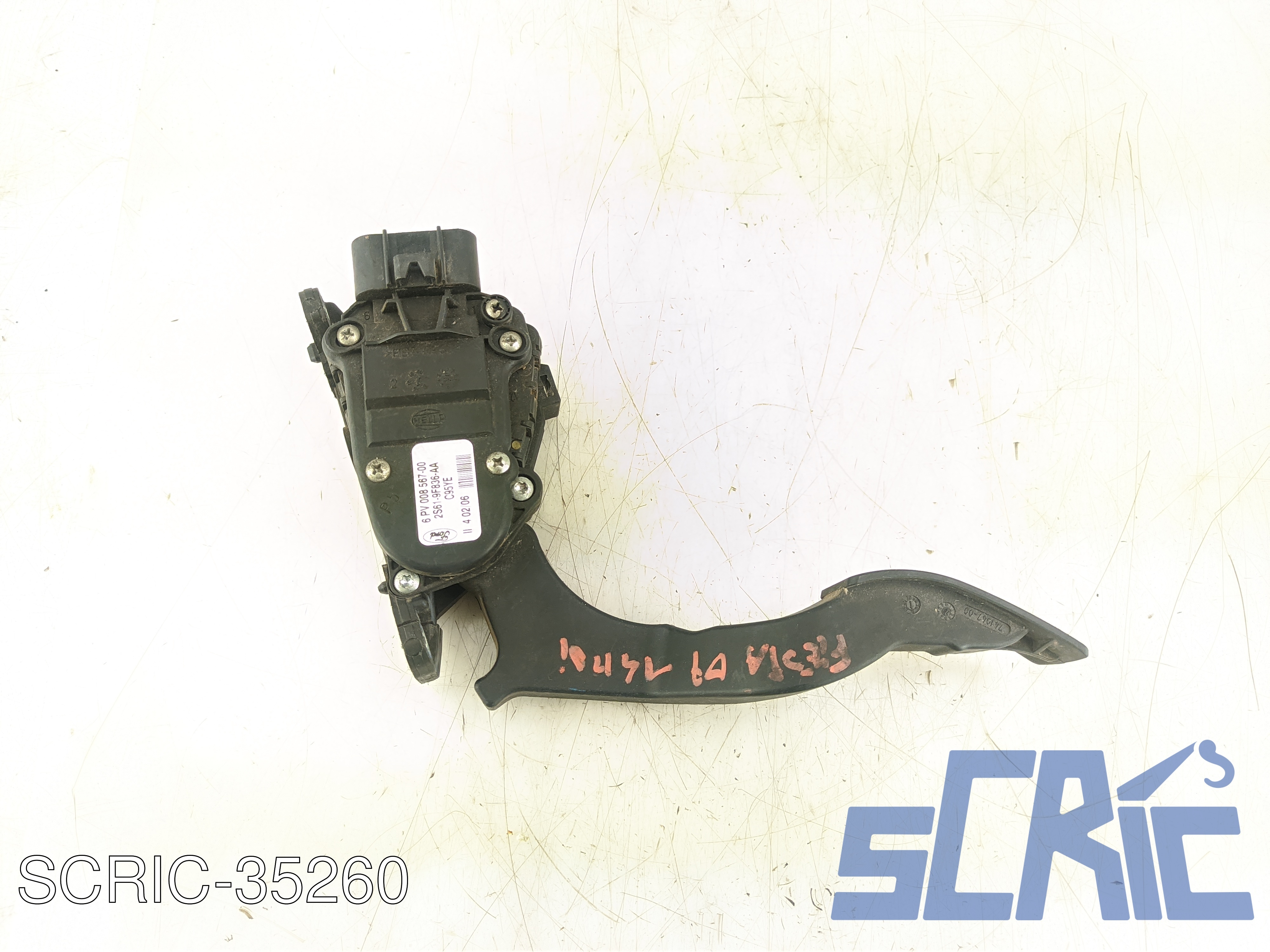 Pedale Acceleratore FORD FIESTA 5 JD, JH 1.4 TDCI 2001-2008 2S619F836AA