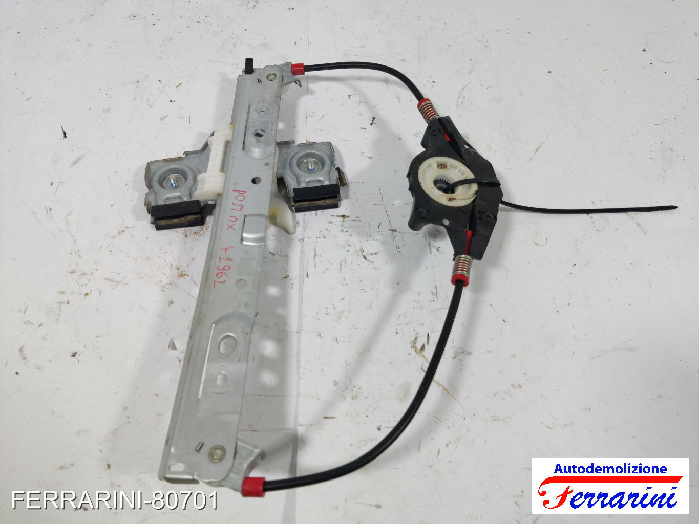 Alzavetro FORD FIESTA 6 CB1, CCN 2008-2012 destro, dx, posteriore, post 7